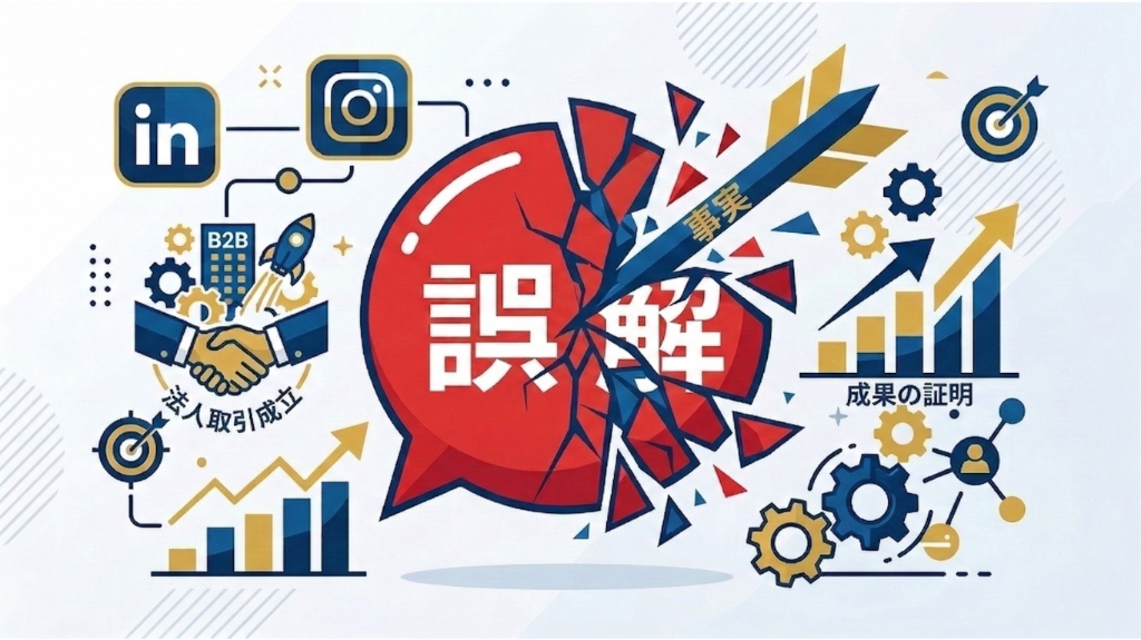 BtoBマーケティングにおける一般的な勘違いと事実